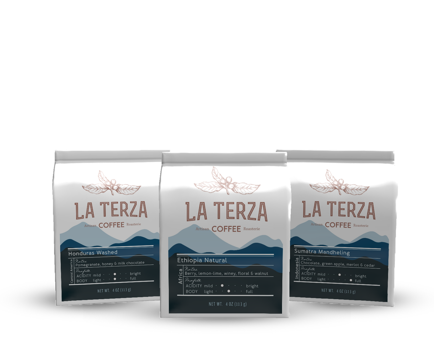 La Terza 4oz Sampler 3-Pack